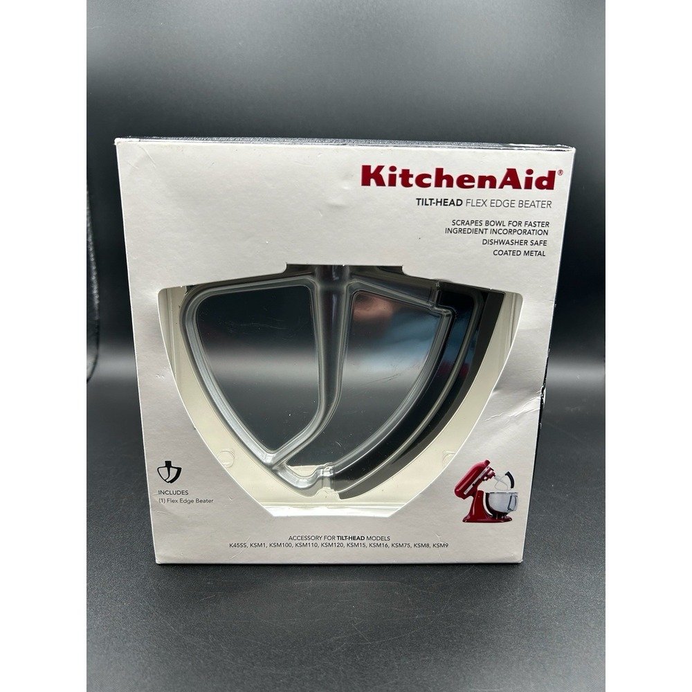 KitchenAid 4.5/5 Quart Tilt-Head Stand Mixer Flex Edge Beater KFE5T